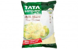 Tata Sampann Low Oil Absorb Fine Besan  Pack  1 kilogram